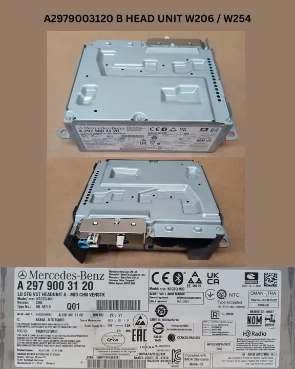 HEAD UNIT W206 / W254